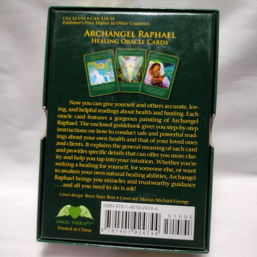 Archangel Raphael Healing Oracle Cards - Picture 2 of 12